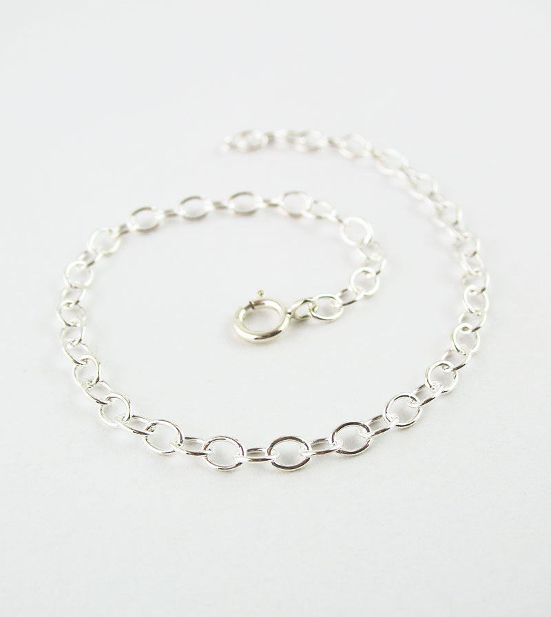 Unplated Sterling Silver Extender Chains