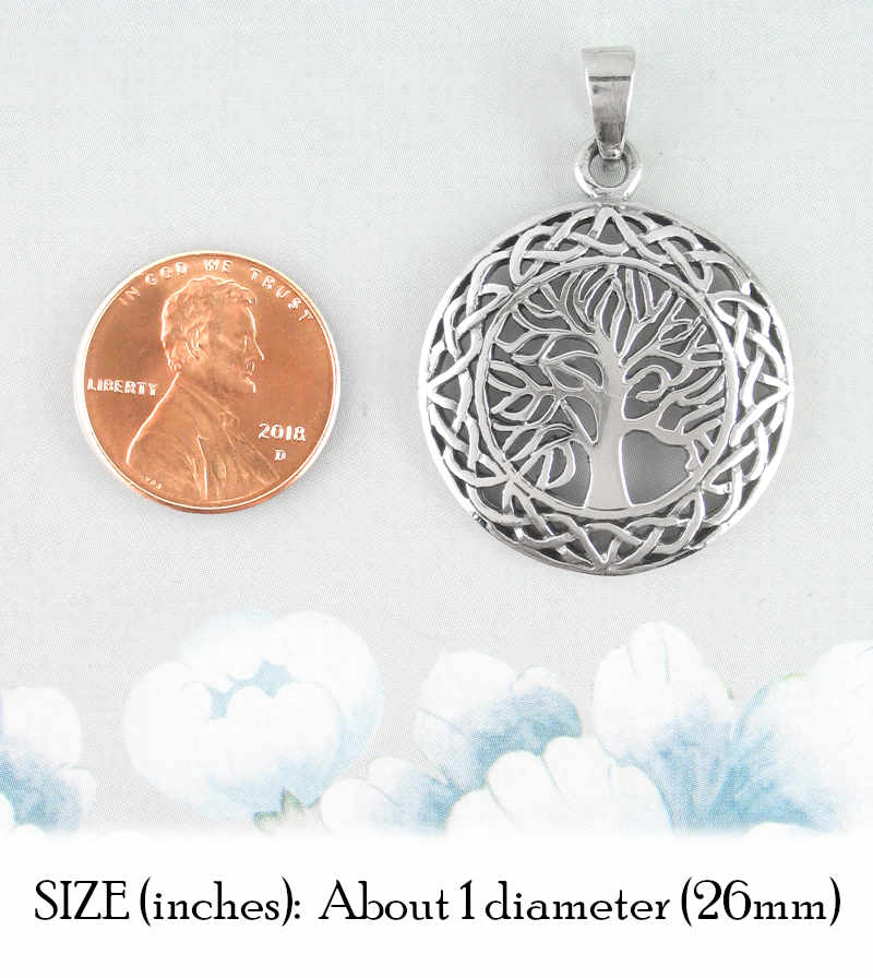 Celtic Tree of Life Medallion Pendant