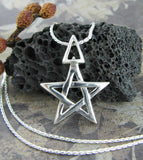 Third Degree Wicca Pentacle and Triangle Pendant