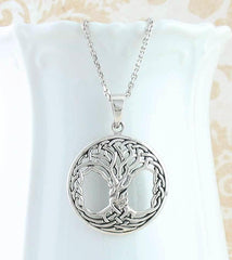 Intricate Celtic Knot Tree of Life Necklace - woot & hammy