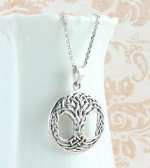 Intricate Celtic Knot Tree of Life Necklace - woot & hammy