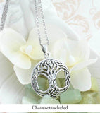 Intricate Celtic Knot Tree of Life Necklace - woot & hammy