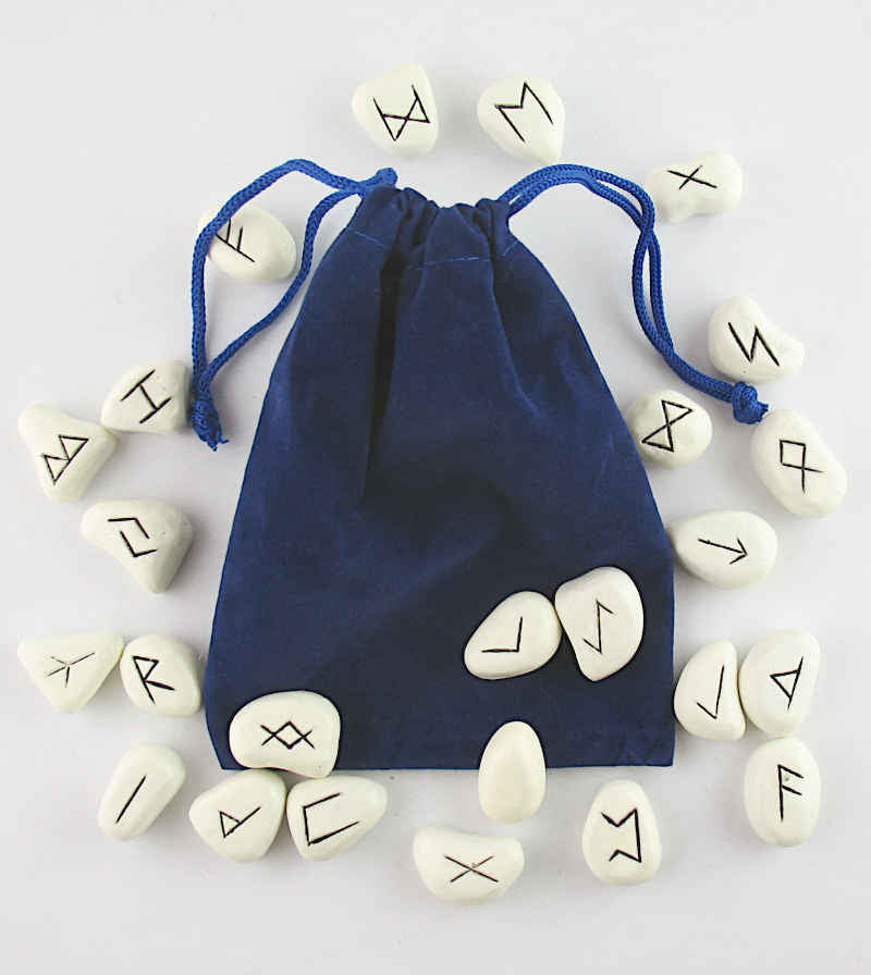 White 'Stone' Runes Set | woot & hammy